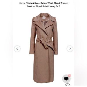 Sonia & Kyo winter coat.